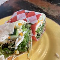 Peanut Thai wrap – no cheese  at Avalanche Brewing Company in Silverton