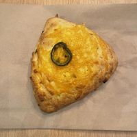 jalpeno cheddar scone  #Veganuary at Bonus Bakery in Vancouver