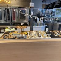 display  #Veganuary at Bonus Bakery in Vancouver