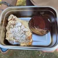 Almond scone and tiramisu cookie  at Bonus Bakery in Vancouver