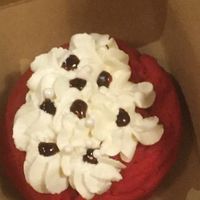 Strawberry cookie at Bonus Bakery in Vancouver