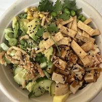 Pokebowl  at Bonus Bakery in Vancouver