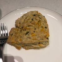 Delicious “cheese” and jalapeño scone at Bonus Bakery in Vancouver
