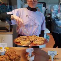 Signature cookie. Just have. at Bonus Bakery in Vancouver