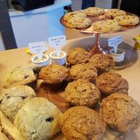 Muffins! at Bonus Bakery in Vancouver