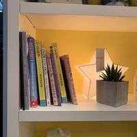 Vegan books at Bonus Bakery in Vancouver