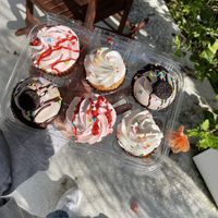 Cupcakes for my bday at Valhalla Bakery in St Petersburg