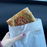 tomato pesto puff at Valhalla Bakery in St Petersburg