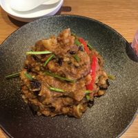 The most amazing aubergine and potato mash  at Better Way 素研 - Sù Yán Sù Shí Cān Tīng - Minzheng St in Dalian