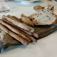 Generous bread board at Antonio Chiodi Latini in Turin