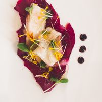 Carpaccio and melon at the next level. Fermentation and taste combined   at Antonio Chiodi Latini in Turin