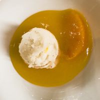 Top sweets at the end with kardemom   at Antonio Chiodi Latini in Turin