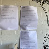 Menu May 2020 at OOOMPH in Gosford