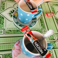 Coffee with cream and black coffee  at Shwe Moe Thu in Hpa-an