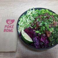 Tuna poke at Poke Bowl in Tallinn