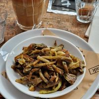 Auberginenstreifen at Pllek in Amsterdam