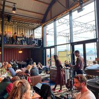 Live music in sundays at Pllek in Amsterdam