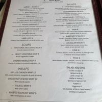 Menu at FEZ in Mamaroneck