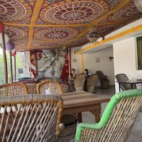 Interior of cafe   at Good Vibes Cafe in Agra