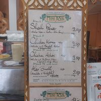 Beispiel eines menus at Mini Asia in Bad Nauheim