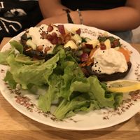 Vegan Hummus Toast at Roche in Paris