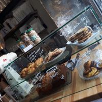 pastry choices at Roche in Paris