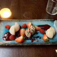 Vegan dessert at Kobe in Luxembourg City