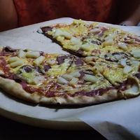 Hawaii pizza was goooood 👍 at Vegan Pub in Bratislava