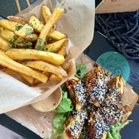 nuggets menu  at Vegan Pub in Bratislava