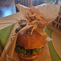 Hollandburger at Vegan Pub in Bratislava