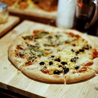 Pizza at Vegan Pub in Bratislava