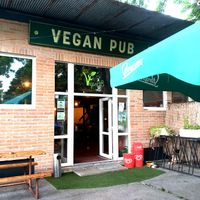 Entrance at Vegan Pub in Bratislava