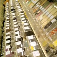 Huge bulk section (that's less than half of it!)  at Harvest House in Concord