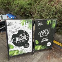 Signage haha  at Little Mylkbar in Parkville