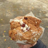 Lemon raspberry muffin: soft and moist, needs more lemon flavour at Little Mylkbar in Parkville