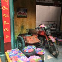 inside at Hidden Gem Cafe in Hanoi