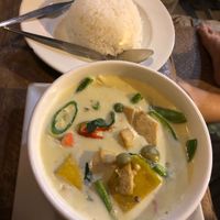 Green Curry with tofu at Cloud 9 in Koh Lanta