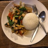 Fried veggies with tofu at Cloud 9 in Koh Lanta