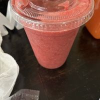 Berry smoothie  at Soul Food Vegan in Houston