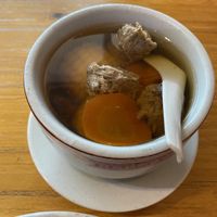 Corn soup $4 at Leaf Corner 慈素 - Sembawang in North Singapore