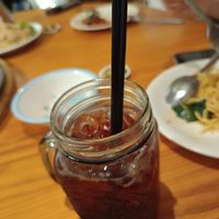 Sparkling black currant juice at Leaf Corner 慈素 - Sembawang in North Singapore