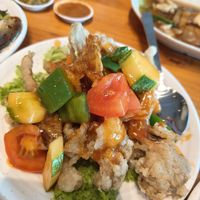 Abalone mushroom at Leaf Corner 慈素 - Sembawang in North Singapore