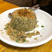 Olive fried rice at Leaf Corner 慈素 - Sembawang in North Singapore