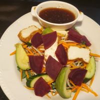 Beet salad at Green Earth Vegan Cuisine in Toronto