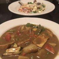 Indian curry  at Green Earth Vegan Cuisine in Toronto