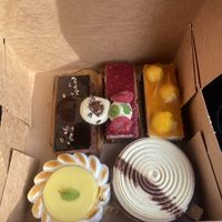 A selection of the amazing desserts  at Instant V in Aix-en Provence