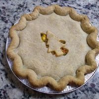 Festive pot pie at Prairie Vegan Pies in Cincinnati