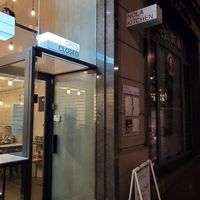 Out front at Nola Kitchen in Porto