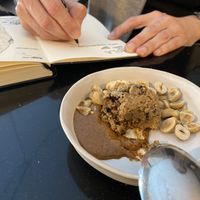 Cookie dough desert 🔝🔝🔝  at Nola Kitchen in Porto