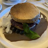 blueberry pancakes  at Nola Kitchen in Porto